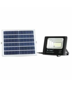 FARO LED CON PANNELLO SOLARE E TELECOMANDO 6000K, 16W